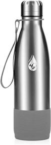 img 4 attached to Extremus 421 Hydration Vacuum Insulated Water Bottle: Ultimate Stainless Steel Double Wall Thermos, 17 Oz, Leakproof Top, Carry Strap & Bottle Boot