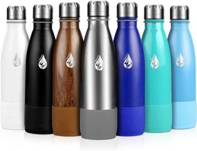 img 3 attached to Extremus 421 Hydration Vacuum Insulated Water Bottle: Ultimate Stainless Steel Double Wall Thermos, 17 Oz, Leakproof Top, Carry Strap & Bottle Boot