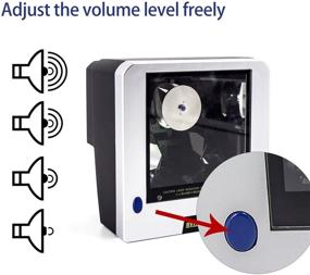 img 3 attached to 📟 Сканер штрих-кода Symcode 1D для настольного ПК: Омнидирекционный автоматический лазерный считыватель штрих-кодов