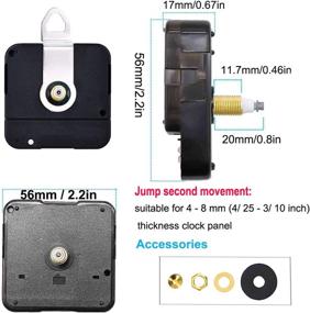 img 3 attached to Non Ticking Movement Mechanism Replacement Thickness