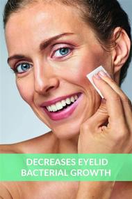 img 3 attached to 👁️ MediViz Eyelid Wipes: Prevent Crusty Eyelashes, Bumps, Itchiness, Mites & more - Exfoliating & Hypoallergenic Solution