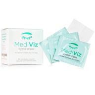 👁️ mediviz eyelid wipes: prevent crusty eyelashes, bumps, itchiness, mites & more - exfoliating & hypoallergenic solution logo