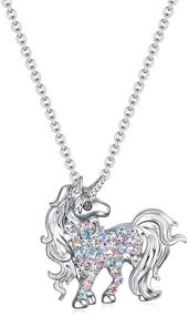 img 4 attached to 🦄 Enchanting Unicorn Pendant Necklace: Ideal Birthday Gift for Girls & Women