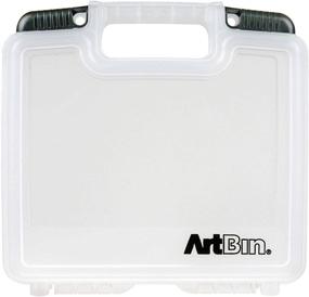 img 3 attached to 🎨 ArtBin 6972AB 10-inch Quick View Carrying Case, Portable Art & Craft Organizer with Handle, [1] Clear Plastic Storage Case, Translucent