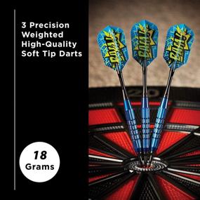 img 3 attached to 🎯 Ultimate Precision: Viper GLD Comix Soft Tip Darts 18 Gram - Master Your Aim!