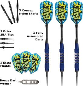 img 1 attached to 🎯 Ultimate Precision: Viper GLD Comix Soft Tip Darts 18 Gram - Master Your Aim!