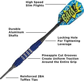 img 2 attached to 🎯 Ultimate Precision: Viper GLD Comix Soft Tip Darts 18 Gram - Master Your Aim!