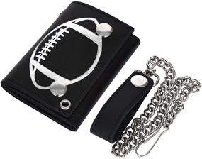 img 4 attached to Genuine Leather American Football by Leatherboss