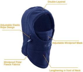 img 1 attached to MAGARROW Balaclava for Girls: Weather-Resistant Outdoor Sports Accessories