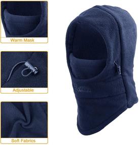 img 2 attached to MAGARROW Balaclava for Girls: Weather-Resistant Outdoor Sports Accessories