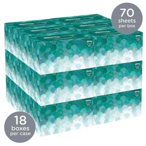 img 3 attached to Kleenex Hand Towels (11268): Ultra Soft, Absorbent, Pop-Up Box - 18 Boxes/Case, 70 Paper Towels/Box!