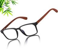 👓 enhance eye comfort and protect vision: duco dc5212 blue light blocking wooden computer glasses for men and women logo