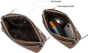 img 1 attached to Сумки и кошельки CLUCI Crossbody Designer Cellphone Two Toned для женщин в стиле руно на плечо