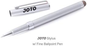 img 3 attached to 🖊️ JOTO 2-in-1 Stylus Pen for Capacitive Touch Screens - Silver: Ultimate Precision for Smartphones and Tablets