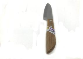 img 1 attached to 🔪 KIWI 4" Sharp Pairing Knife with Wood Handle #503: Superior Precision and Durability