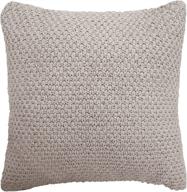 🛋️ stylish boho living kelsey decorative pillow in light grey - enhance your home decor логотип