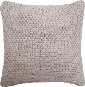 img 4 attached to 🛋️ Stylish Boho Living Kelsey Decorative Pillow in Light Grey - Enhance Your Home Decor