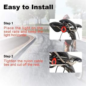 img 2 attached to 🚲 Sanstar Xlite100 Smart Bicycle Tail Light: USB Rechargeable, Bright Bike Sensing Rear Light with Sense Flashing, Red Back LED Accessories for Cycling Safety - Waterproof Brake Tail Light