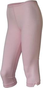 img 4 attached to Monkeybar Buddies Girls Leggings Fuchsia Girls' Clothing in Leggings