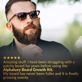 img 1 attached to 🧔 Revitalize Your Beard with the Ultimate Beard Growth Kit: Derma Roller, Activator Serum, Microneedle Roller, Organic Oil - Includes Free Beard Growth Guide & Full Warranty!