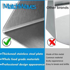 img 2 attached to Matchwaves Smasher Stainless Griddle Non Stick