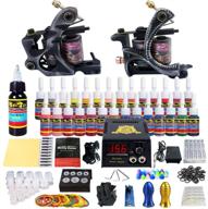 🖌️ solong tk224 tattoo kit: perfect starter tattoo gun kit with 2 pro machines, complete set with 28 inks for beginners logo