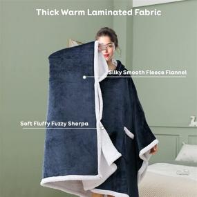 img 2 attached to Stiio Oversized Blanket Wearable Functional