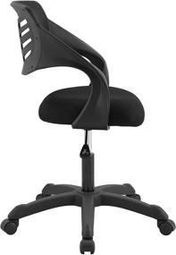 img 2 attached to 💺 Black Modway Thrive Mesh Office Chair: Enhancing Comfort and Productivity