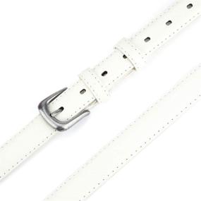 img 1 attached to 👗 Stylish Women Skinny Leather Waist Belts - A Must-Have Women's Accessory