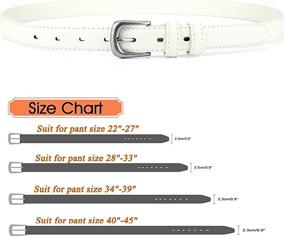 img 3 attached to 👗 Stylish Women Skinny Leather Waist Belts - A Must-Have Women's Accessory