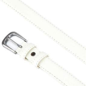 img 2 attached to 👗 Stylish Women Skinny Leather Waist Belts - A Must-Have Women's Accessory