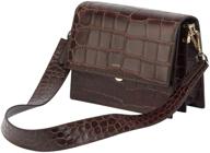 👜 on-trend jw pei crossbody croc effect crocodile women's handbags & wallets – sleek style & functionality logo