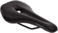 🚵 ergon - sm comp ergonomic comfort bicycle saddle for all-mountain, trail, gravel, and bikepacking bikes - men's - two sizes - stealth black logo