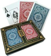 🎴 enhanced seo: kem arrow bridge size jumbo index playing cards in red and blue логотип