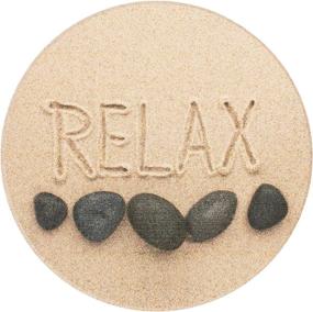 img 1 attached to Sink into Serenity with Relax Beach Ocean Ceramic Coasters