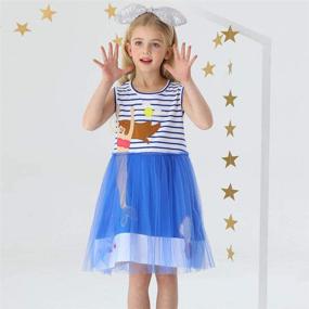 img 1 attached to Adorable Cyxon Smiling Clothes: Autumn Apparel for 3-8 Years Girls