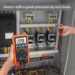 img 1 attached to 🔧 Neoteck Auto Ranging Digital Multimeter - Portable Case, 4000 Counts Volt Meter for AC/DC Volt Current Resistance Capacitance, Frequency, Temperature, CMOS TTL Duty Cycle, Transistor Diode