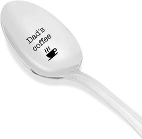 img 3 attached to 👨 Dad's Coffee Spoon - Unique Gift for Father, Engraved Ice Cream Spoon, Funny and Thoughtful Dad Gift, Ideas for Dad's Gifts and Items