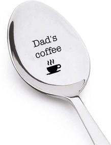 img 4 attached to 👨 Dad's Coffee Spoon - Unique Gift for Father, Engraved Ice Cream Spoon, Funny and Thoughtful Dad Gift, Ideas for Dad's Gifts and Items