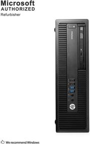 img 2 attached to 💼 HP EliteDesk 800 G2 Business Class Desktop, Intel Core i5 6500, 8GB DDR4 RAM, 256GB SSD, Windows 10 (Renewed) - Powerful and Efficient Business Desktop Solution