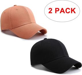 img 3 attached to 🧢 Stylish Unisex PFFY Baseball Cap Golf Dad Hat - 2 Pack