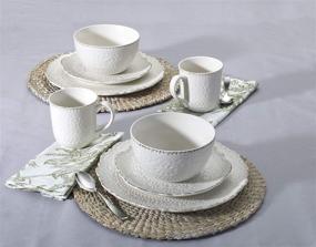 img 2 attached to 🍽️ Enhance Your Dining Experience with Pfaltzgraff 5143149 16 Piece Stoneware Dinnerware