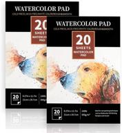 homkare watercolor 8 27x11 7 pressed painting logo