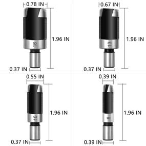 img 3 attached to MEIGGTOOL Woodworking Drilling Countersink L Wrench