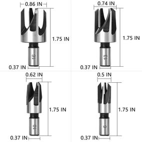 img 2 attached to MEIGGTOOL Woodworking Drilling Countersink L Wrench