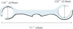 img 3 attached to Stainless Superior Multi Function Spanner Multi Use