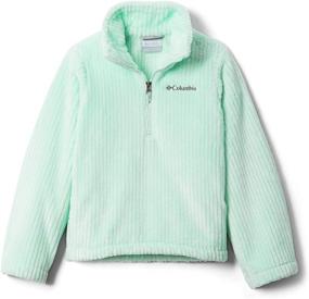 img 4 attached to 🔥 Columbia Girls' Fire Side Sherpa Half Zip: Cozy Warmth and Style