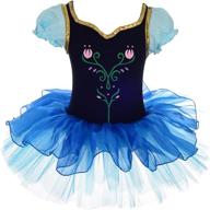 👗 dressy daisy blue ballerina costume: elegant tulip ballet tutu dress for toddler girls - perfect fancy dancewear logo