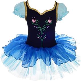 img 4 attached to 👗 Dressy Daisy Blue Ballerina Costume: Elegant Tulip Ballet Tutu Dress for Toddler Girls - Perfect Fancy Dancewear