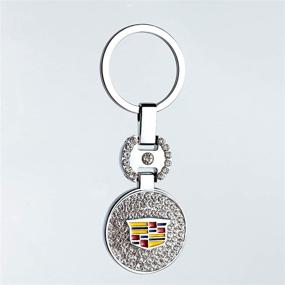 img 3 attached to Keychain Cadillac Decoration Keychains Accessories Cadillac